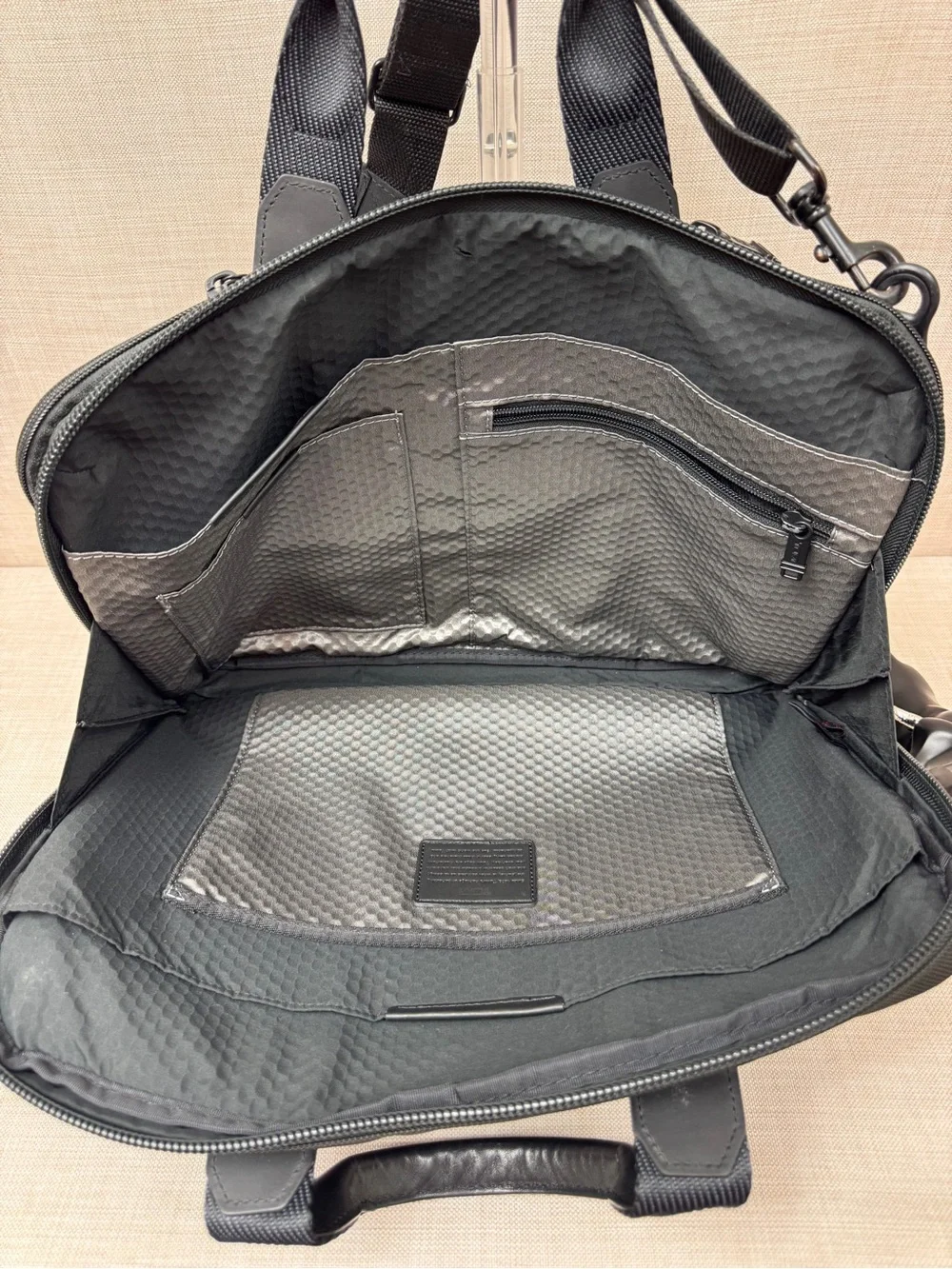 TUMI Alpha Bravo Aviano Slim Briefcase.